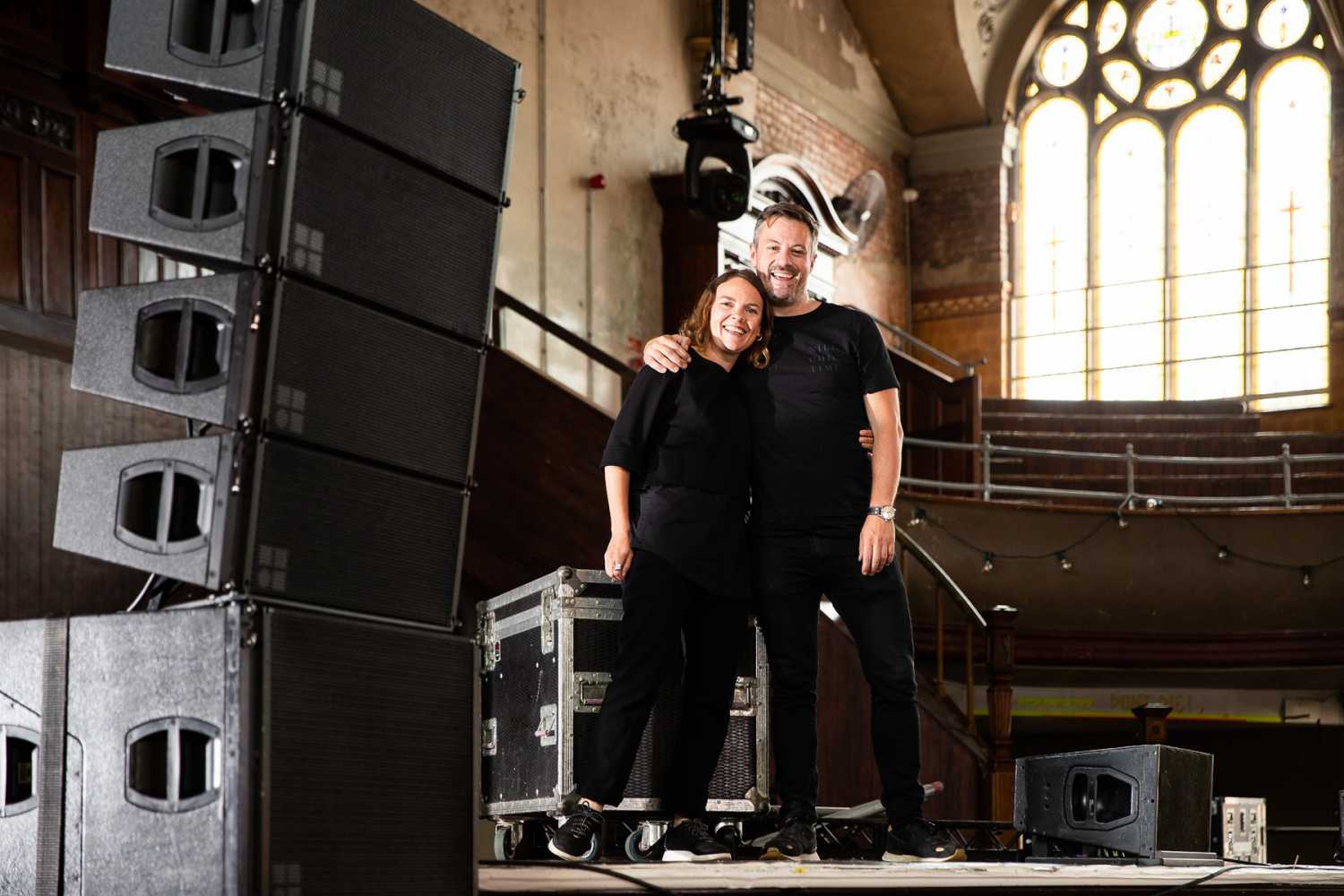 Julie Cotton and Nick Gosling at the Albert Hall, Manchester (Photo: Jody Hartley)