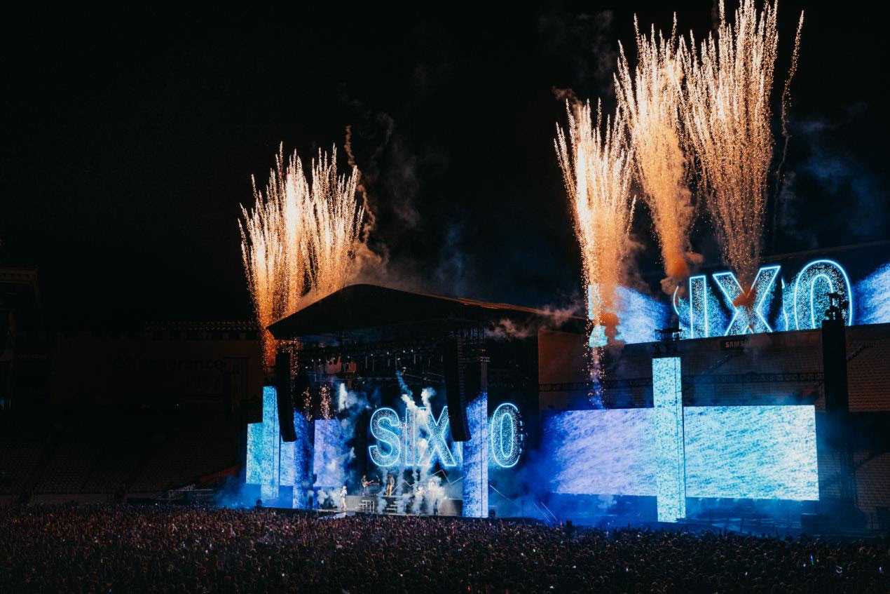 The Six60 Saturdays tour concluded at the Eden Park stadium in Auckland