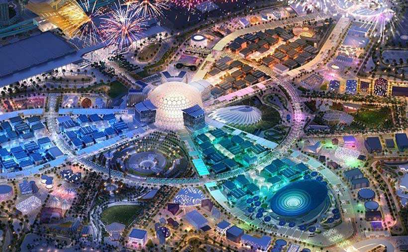The Dubai Expo is taking place in the Al Wasl Plaza The Dubai Expo is taking place in the Al Wasl Plaza