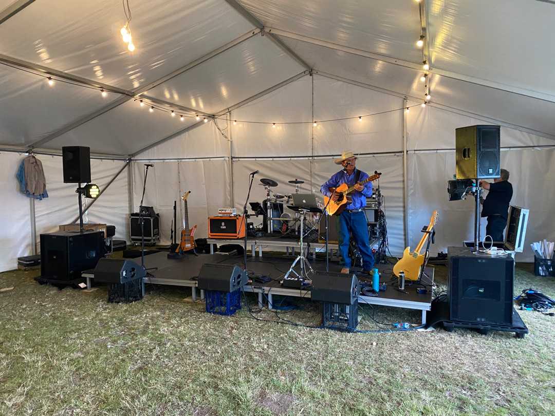 The Education Tent also doubled as a performance space for live bands