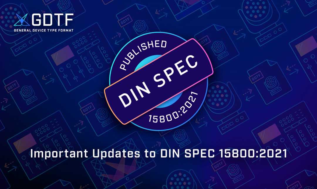 The updated DIN SPEC 15800:2021 will be published by Beuth Verlag sometime after LDI