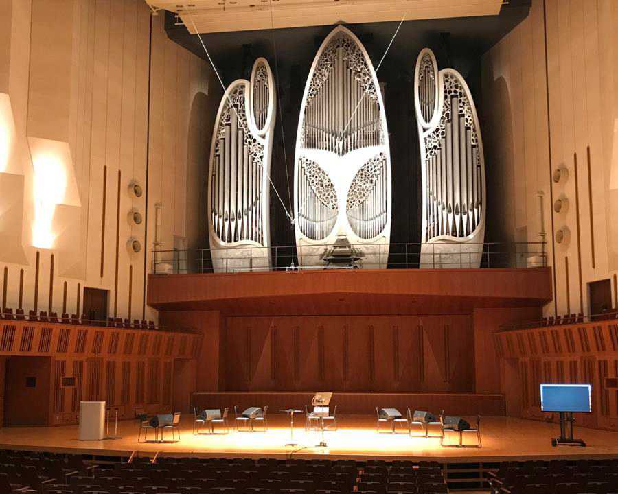 Tokyo Metropolitan Theatre Concert Hall is famous for its acoustics