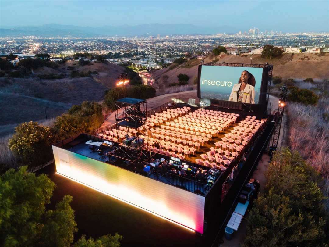 Los Angeles’ Kenneth Hahn State Park was chosen as the site for the red-carpet event