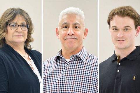 From left: Evelyn Caruso, Peter Robinson and Zach Wenzler