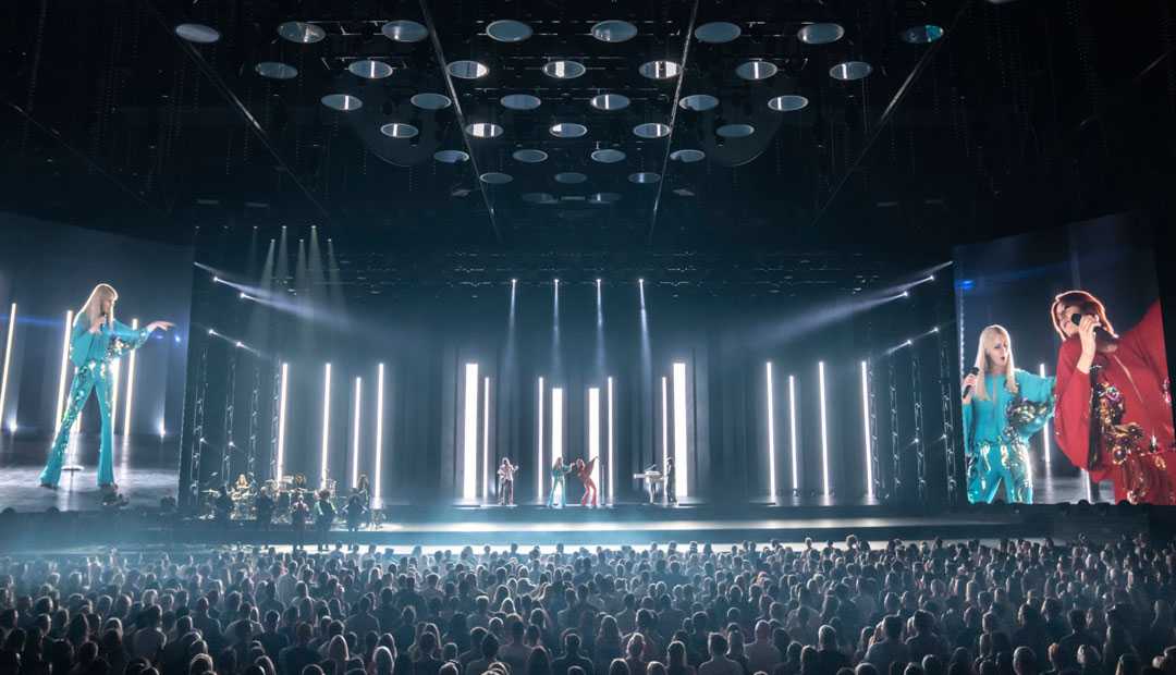 The production adds a new element to the live music experience (photo: Johan Persson ABBA Voyage) The production adds a new element to the live music experience (photo: Johan Persson ABBA Voyage)
