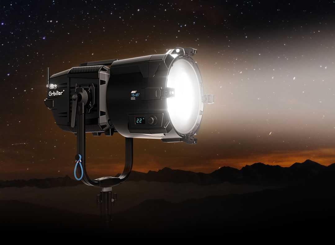 The new Orbiter Fresnel lens delivers true Fresnel output