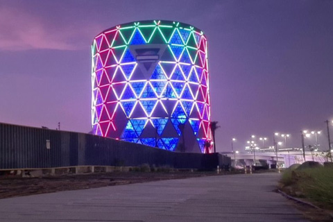 Dubai Hills Mall is home to The Storm indoor rollercoaster