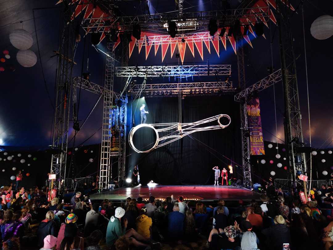 The Big Top hosted 30 different acts every day The Big Top hosted 30 different acts every day