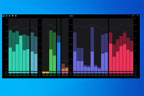 DMeter is built using Dante Application Library