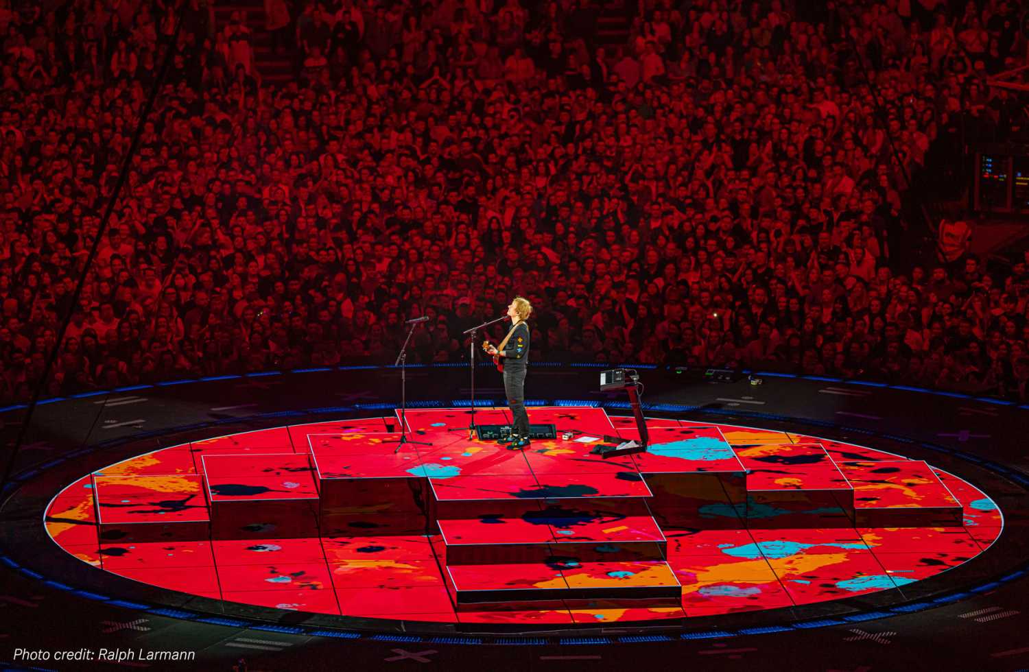 Ed Sheeran returned to Cardiff’s Principality Stadium for three nights (photo: Ralph Larmann)