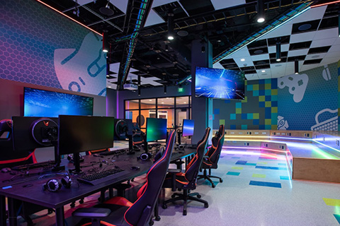 At full build out, the PNC Innovation Zone will have capacity for 30 high-end computer rigs