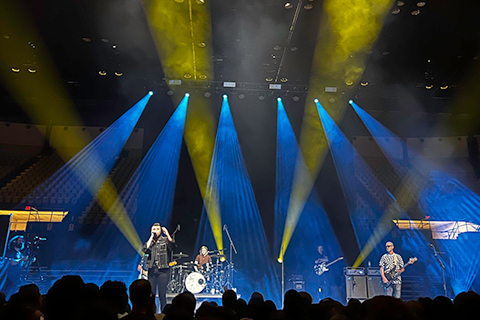 Ayrton Perseo Profile and Perseo Beam show their versatility at the Neon Trees concert at Kaplan Arena at William & Mary University