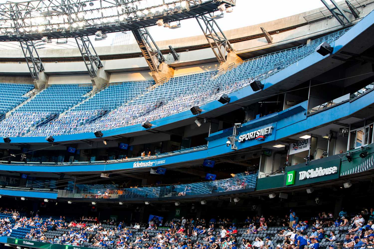 The Rogers Centre - home of the Toronto Blue Jays MLB team