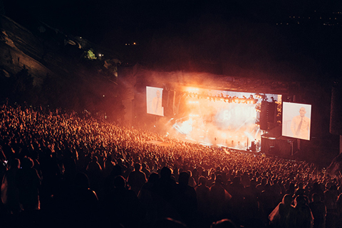 Blackbear plays Red Rocks