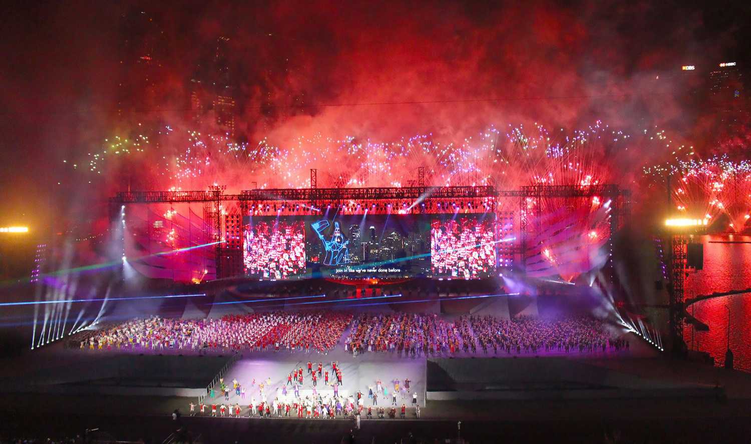 The fixtures were subsequently used for the prestigious Singapore National Day Parade (photo: Low Wee Cheng)