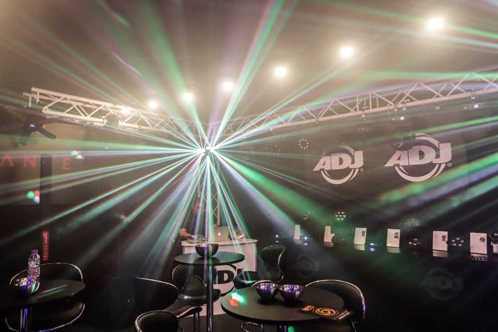 Participants include ADJ, Bose, Chauvet DJ and Neutrik, FBT, RCF, HK Audio and Mackie