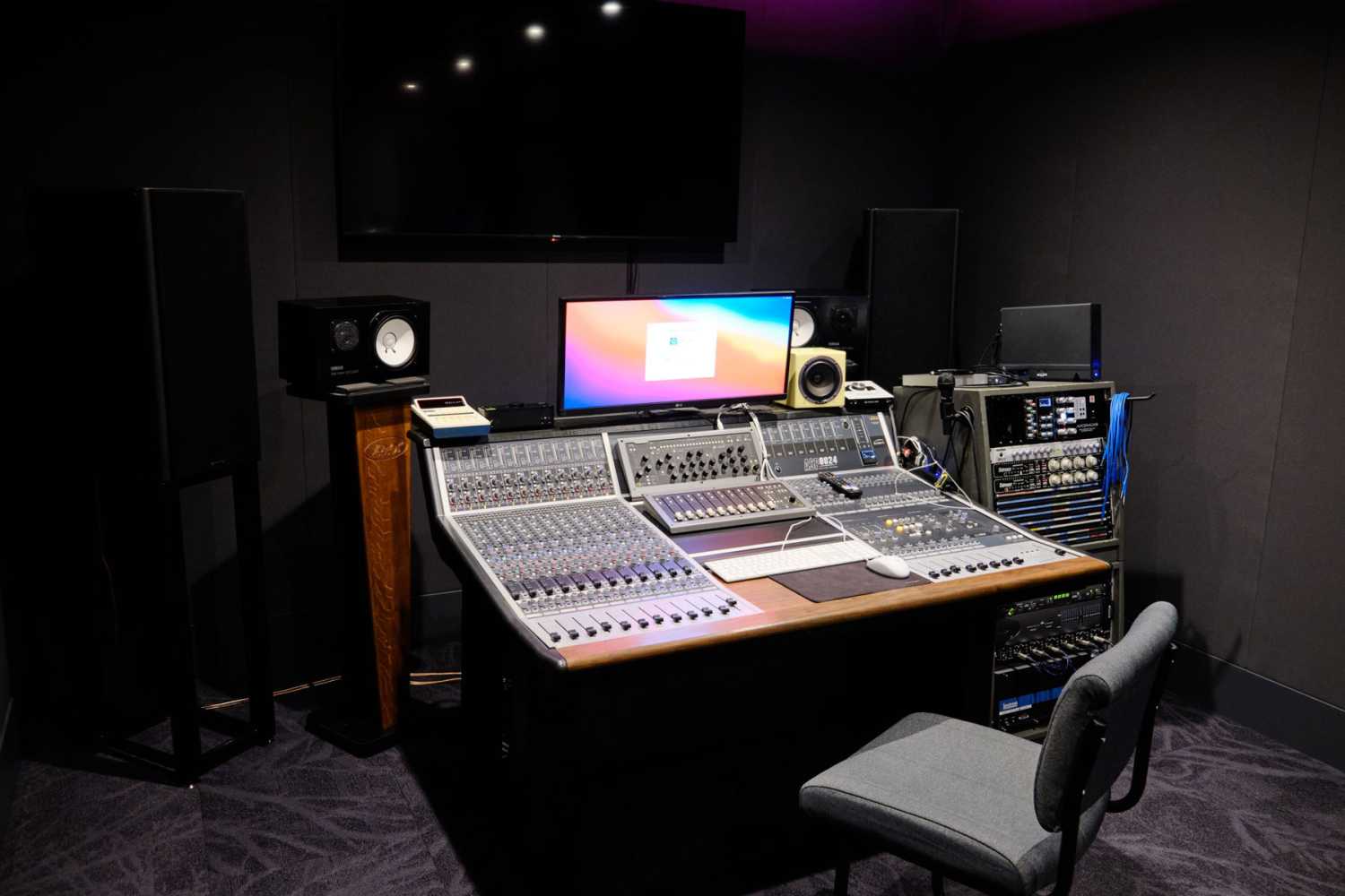 The Mix Master studio is part of a campus-wide refurbishment