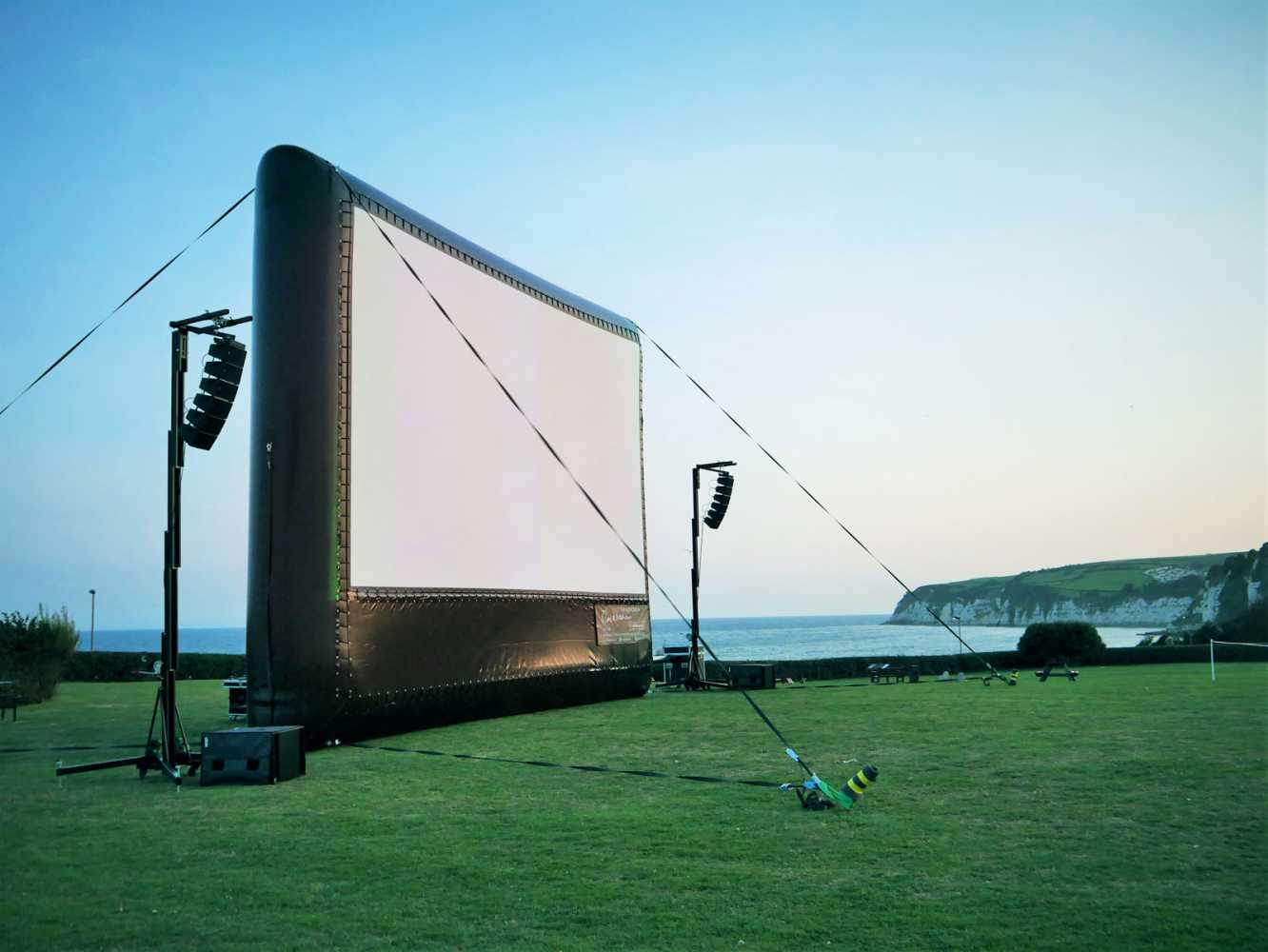 Blackbeam provides popup cinema hire services to a range of customers