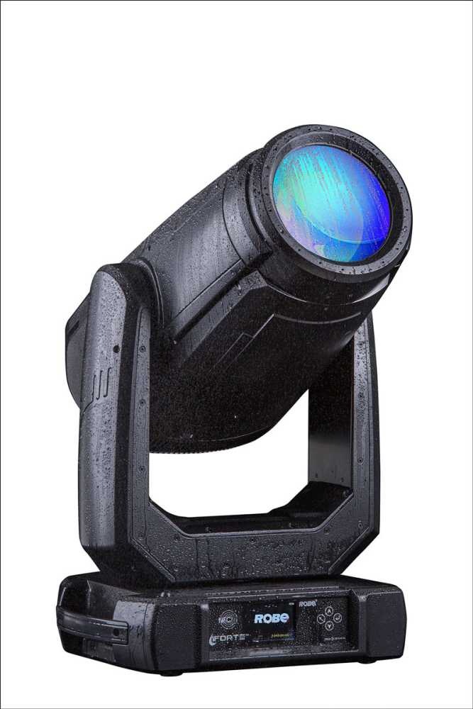 New products shown at a US expo for the first time will include Robe’s iForte moving light