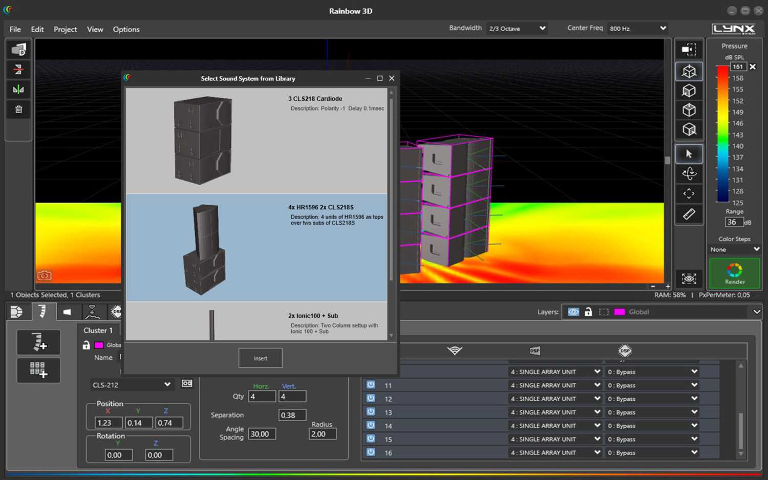 Rainbow 3D has been coded from scratch in a five-year in-house development process