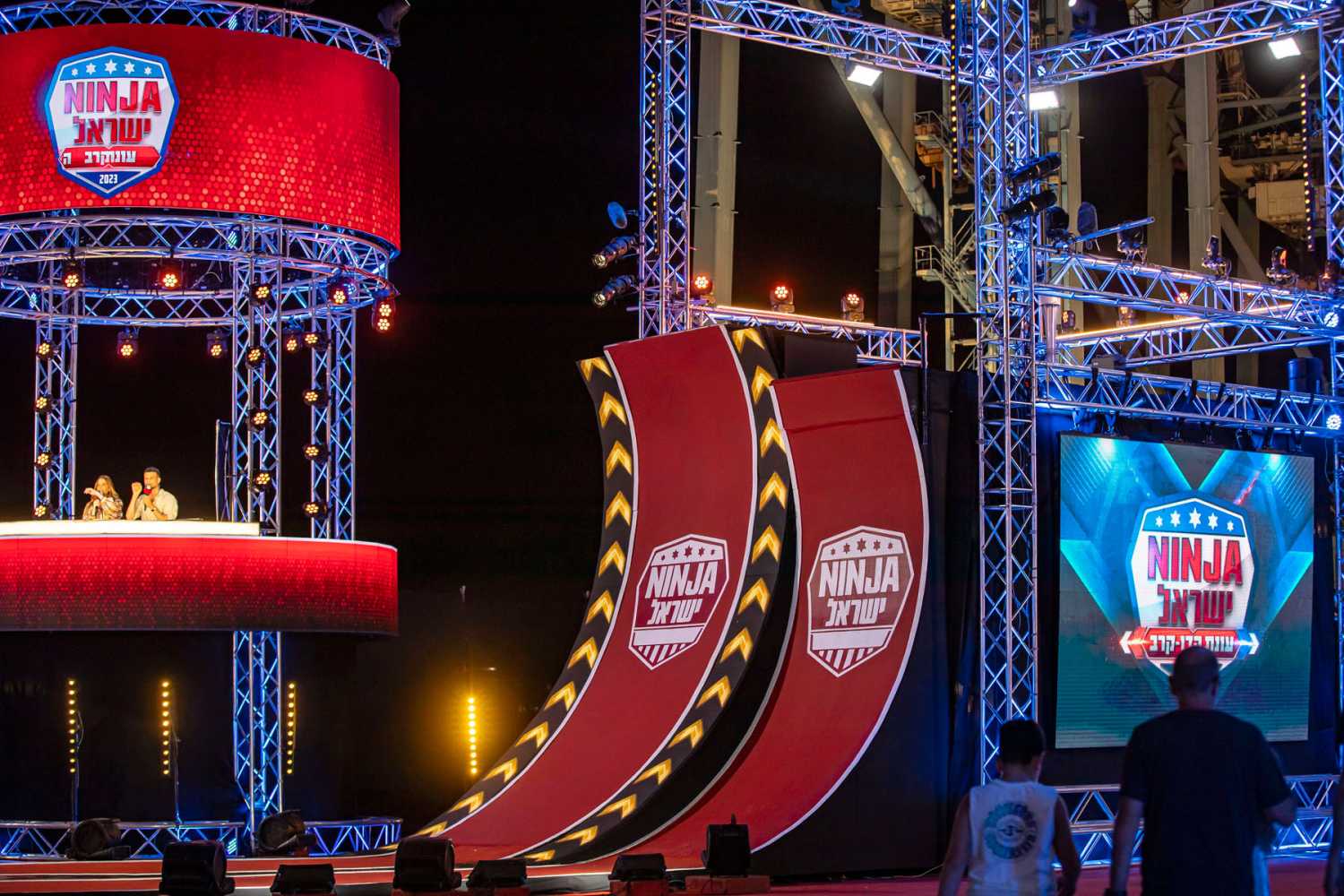 Fourteen substantial constructions / games were designed and built by the Ninja Warriors international team (photo: Louise Stickland)