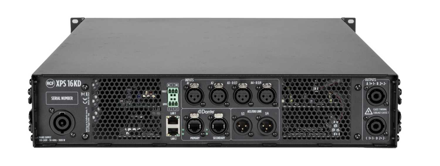 The XPS Series is designed for high-power installation systems