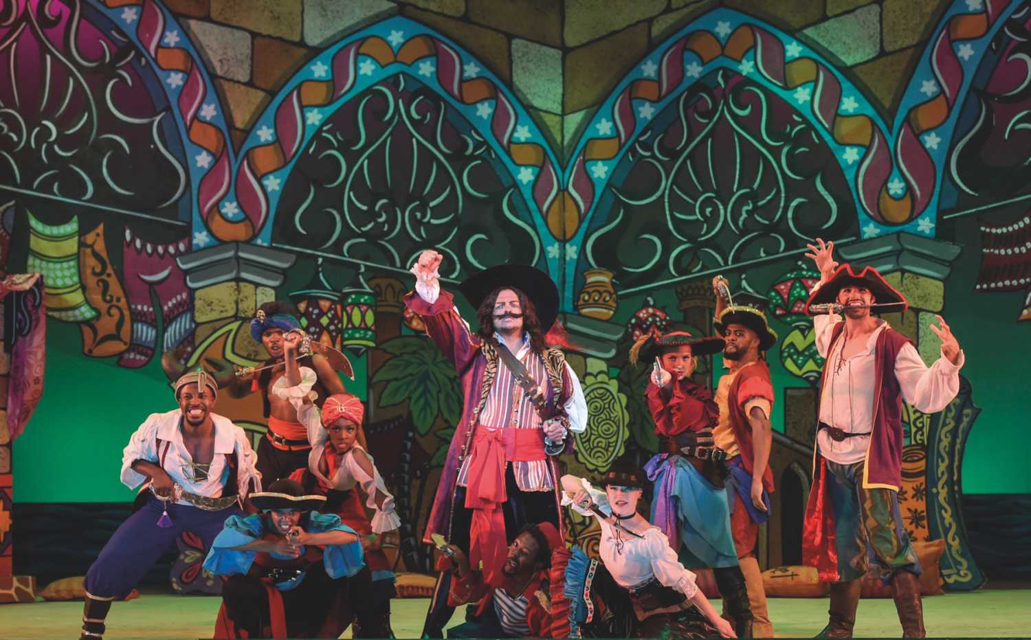 The system was put through its paces by lighting designer Denis Hutchinson on Sinbad the Sailor