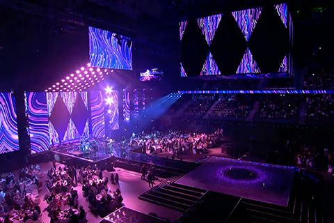 The show was staged at the 17,00-capacity WiZink Centre in Madrid