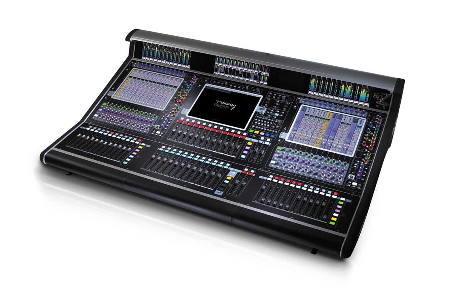 The DiGiCo Quantum 7 features 600 channels of processing in 96kHz operation