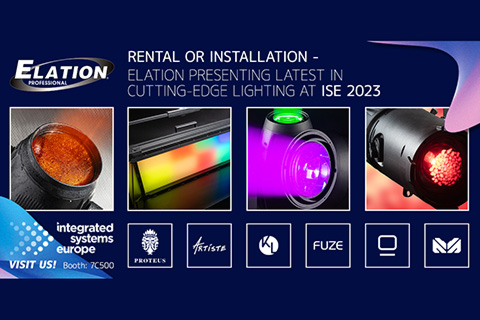 Elation offers lighting solutions for rental, installation and entertainment applications