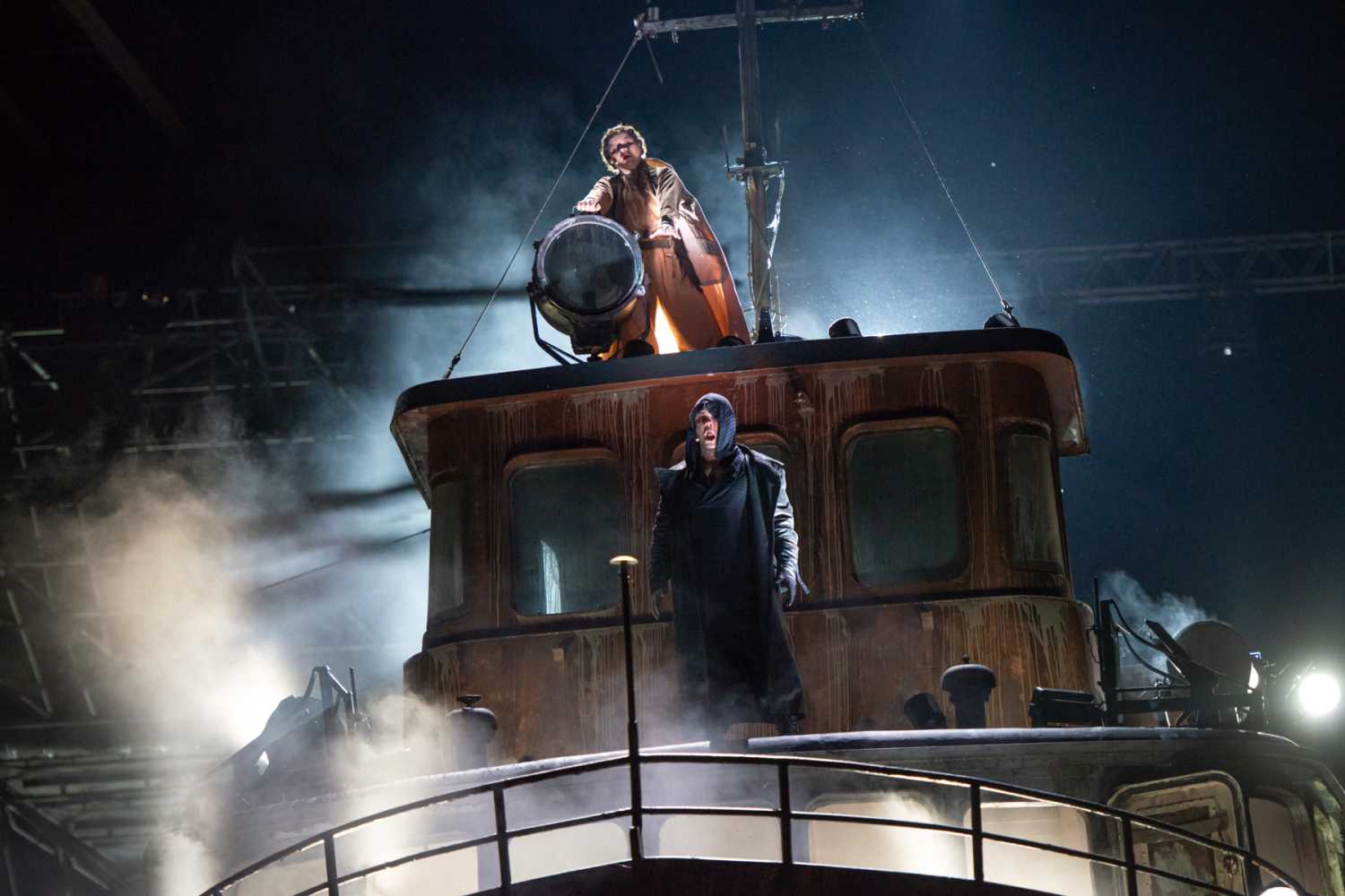 The Flying Dutchman was staged in the historic Paul Willy Lindenau shipyard