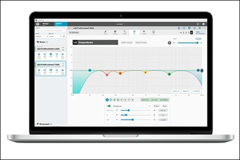 Sharkware includes features such as amplifier grouping