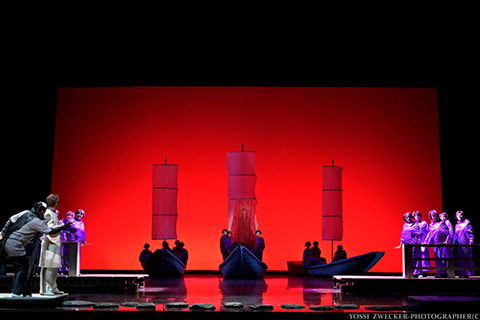 Israeli Opera’s production of Madame Butterfly (photo: Yossi Zwecker)