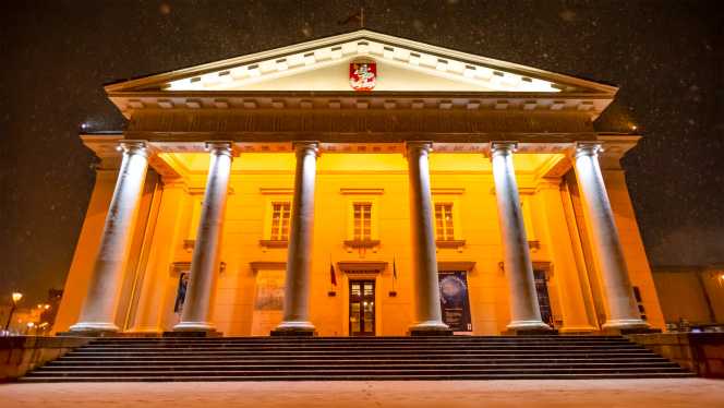 The historic Vilnius City Hall