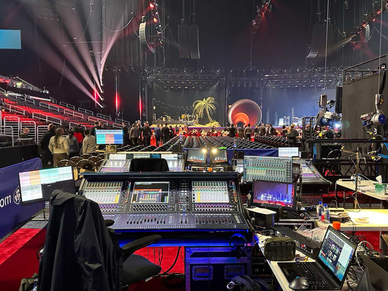 The DiGiCo consoles were provided through ATK Audiotek/Clair Global