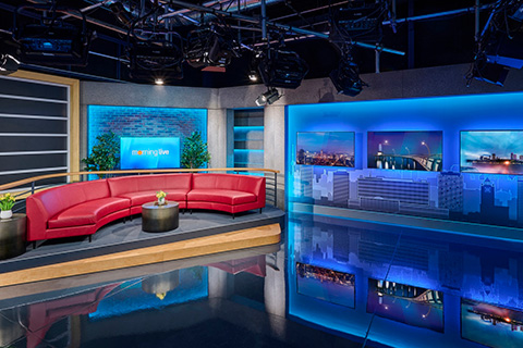 The CHCH TV team began broadcasting from their new studio in April 2022