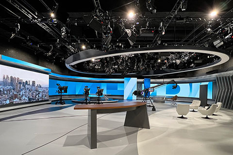 The first of the new Nova Broadcasting Group television studios opened in late November