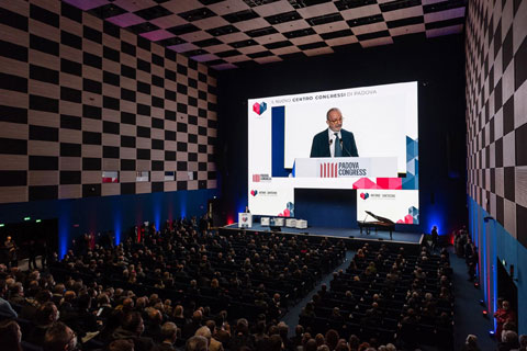 The Padova Congress is a massive conference and exhibition space in the heart of the historic city of Padua