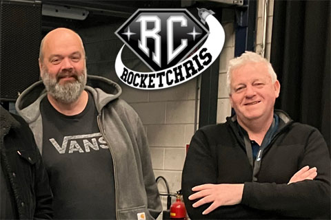 Rocketchris owner Christian Glatthor with FM founder Gary Yates