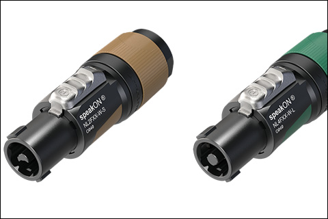 Neutrik’s new speakON NLFXX series audio connectors