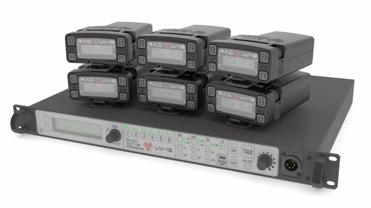 RAD’s Enhanced Narrow BandTM UV-1G wireless intercom