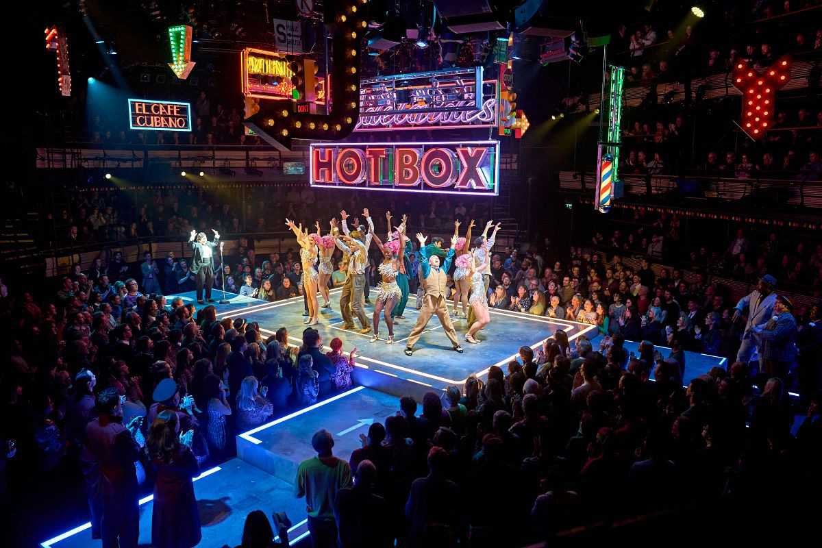 Guys & Dolls at The Bridge Theatre, lit by Paule Constable (photo: Manuel Harlan) Guys & Dolls at The Bridge Theatre, lit by Paule Constable (photo: Manuel Harlan)