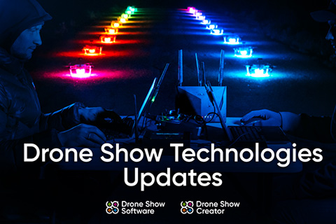 ‘These updates bring an array of powerful features that will elevate the world of drone shows’