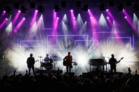 Postgirobygget perform at Norway’s Treungen Festival (photo: Kjetil Tefke)