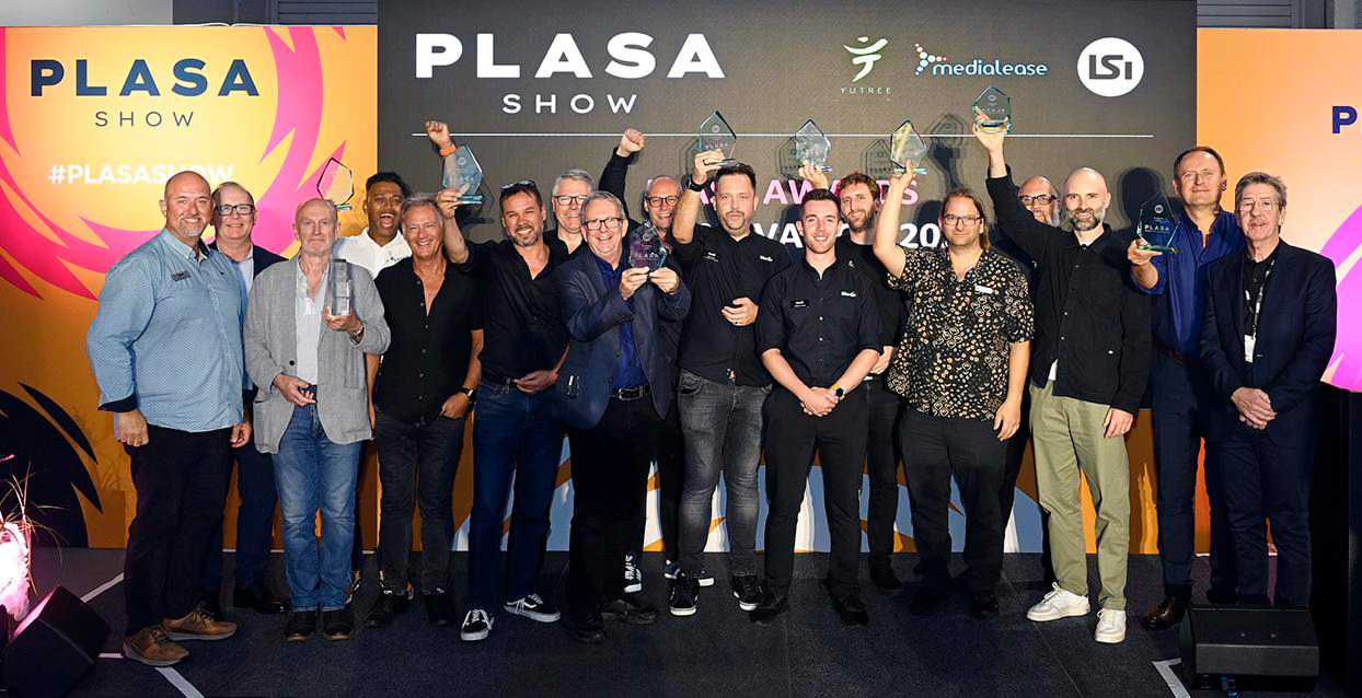 The PLASA Awards for Innovation 2023 and Gottelier Award winners