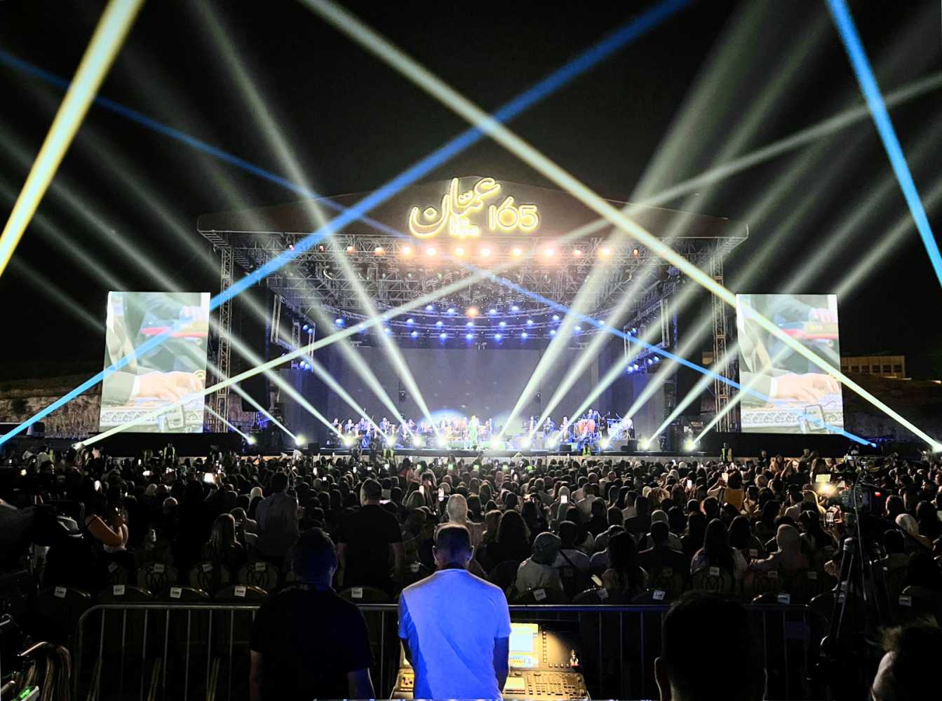 Iraqi superstar Kadim Al Sahir played Amman Exhibition Park