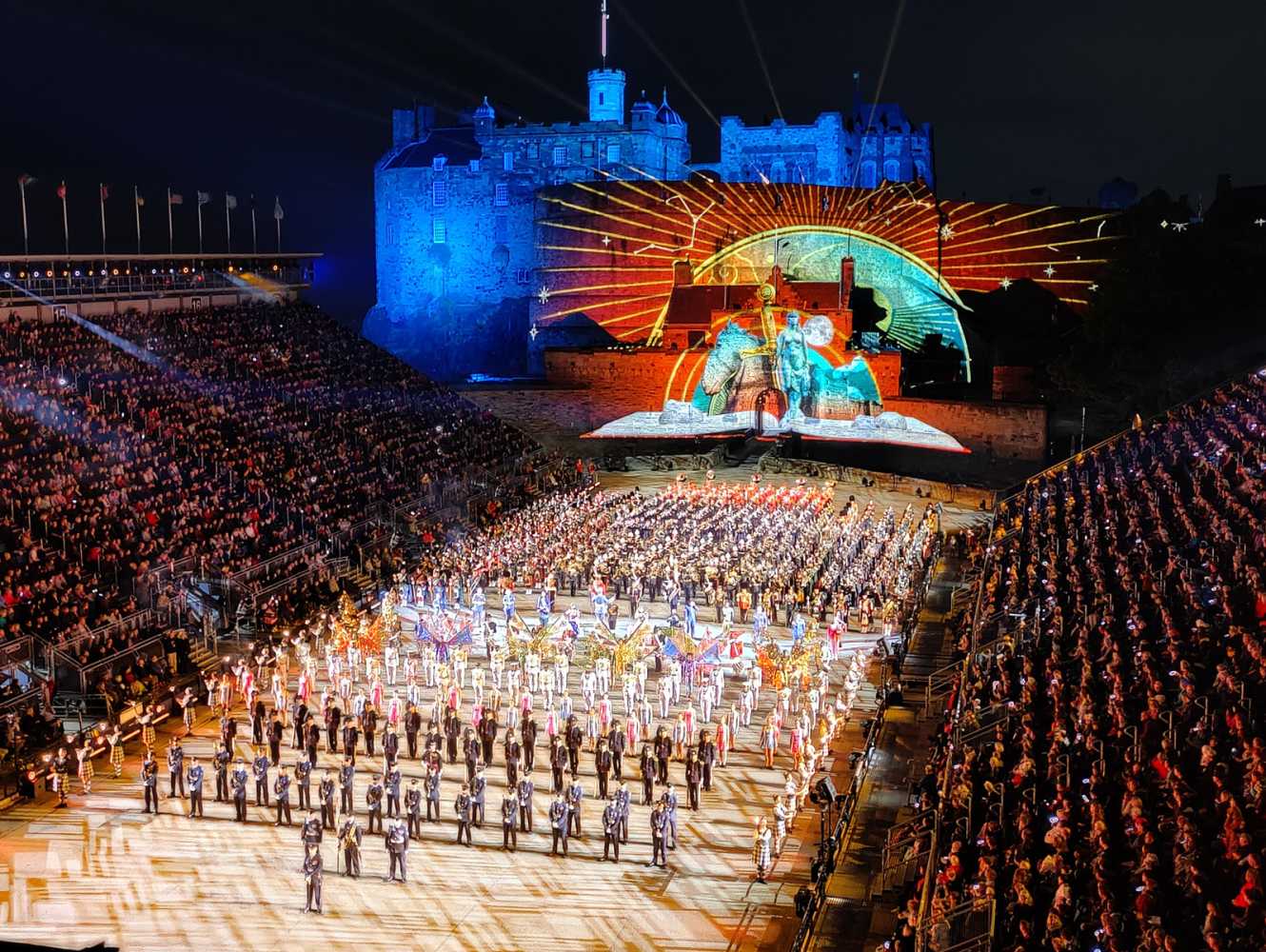 The Royal Edinburgh Military Tattoo took place over a period of three weeks in August