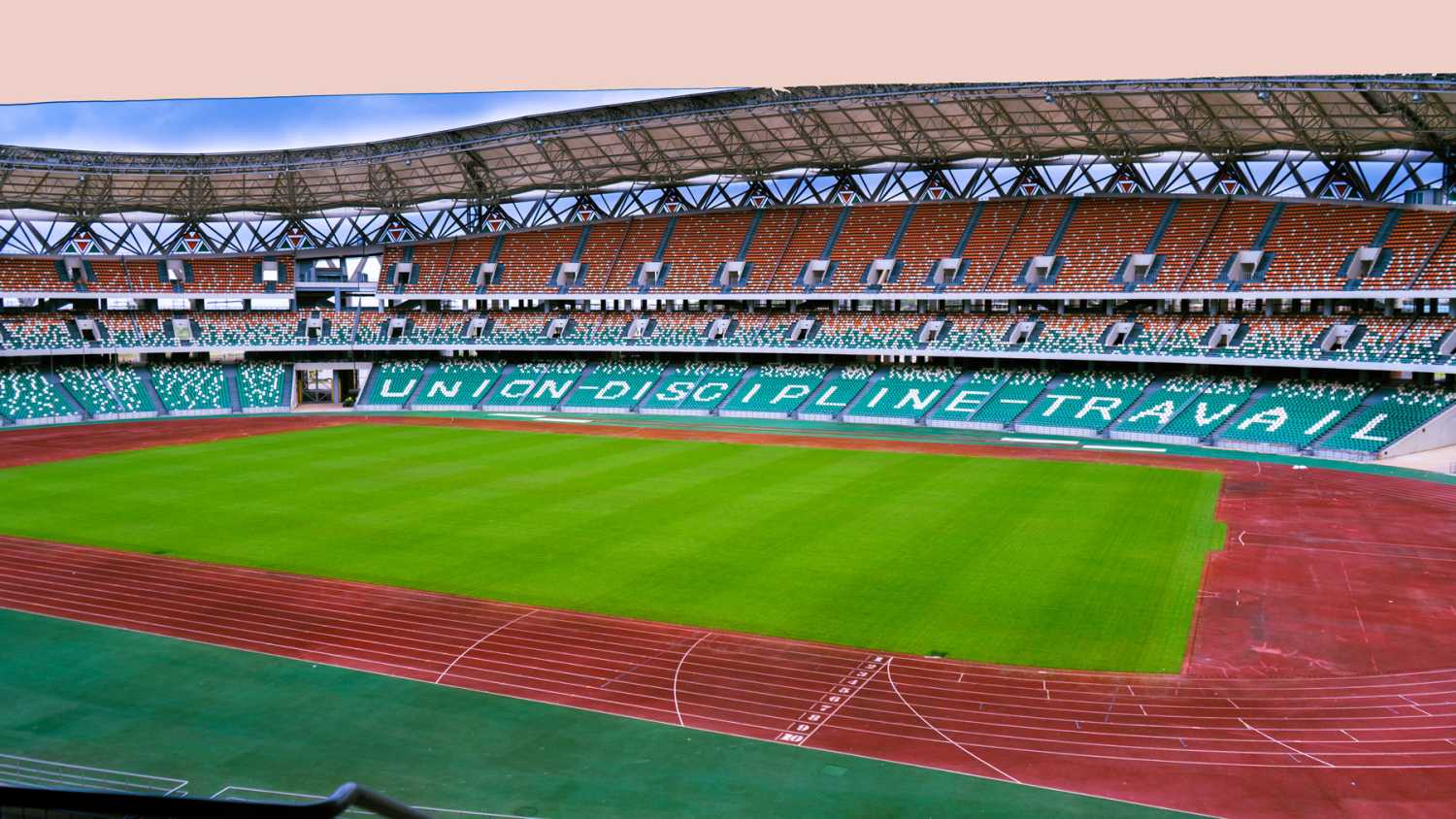 The Olympic Stadium of Ebimpé is home to Les Éléphants, the Ivory Coast national football team