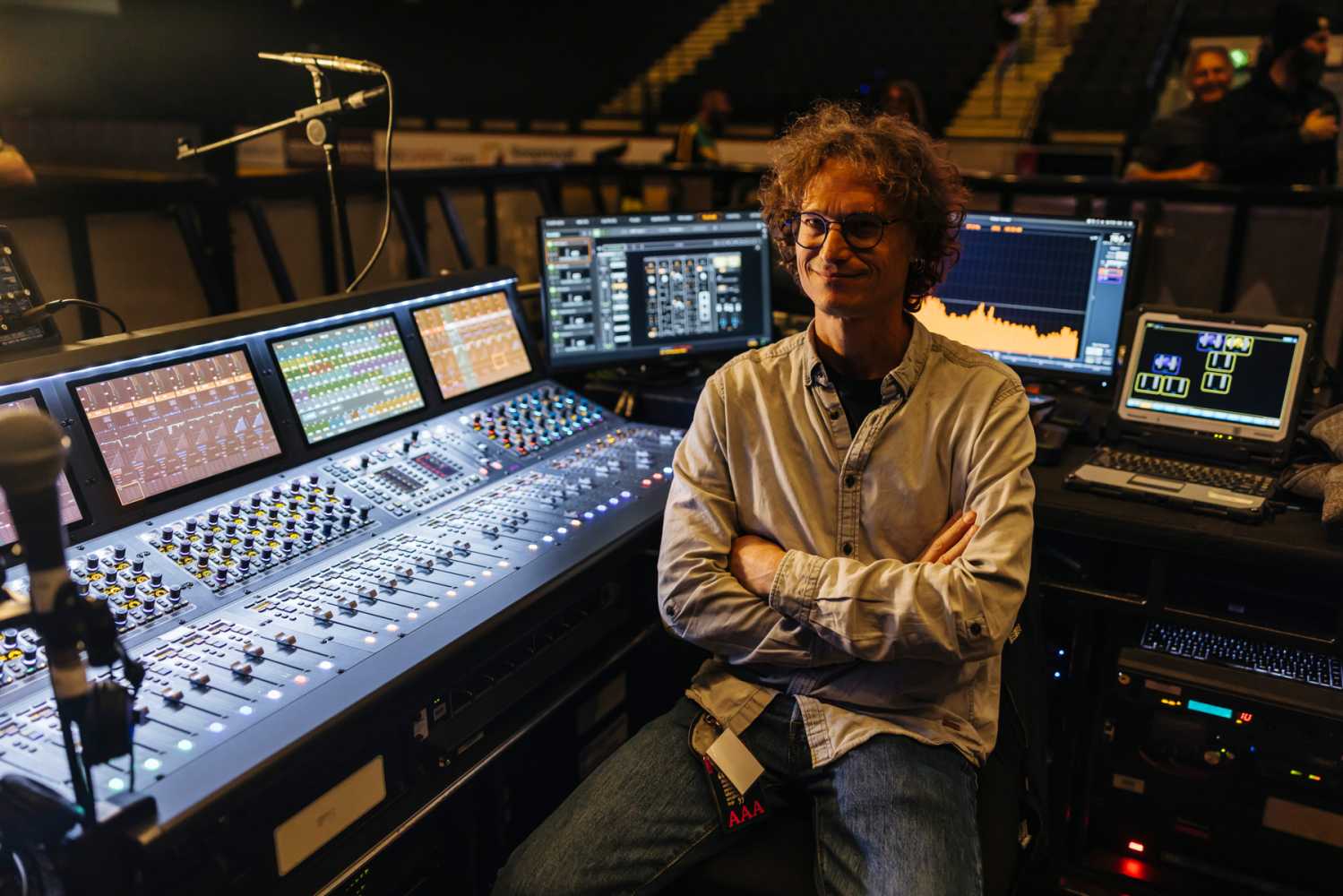 FOH engineer Bark Koren FOH engineer Bark Koren