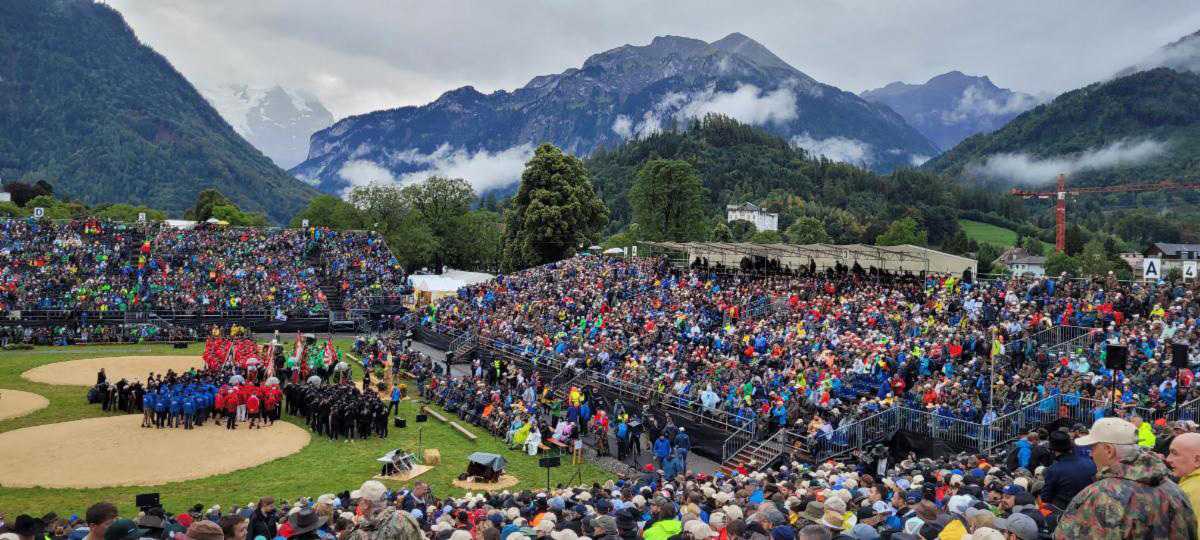 Unspunnen Festival is a celebration of Swiss traditional dress and culture